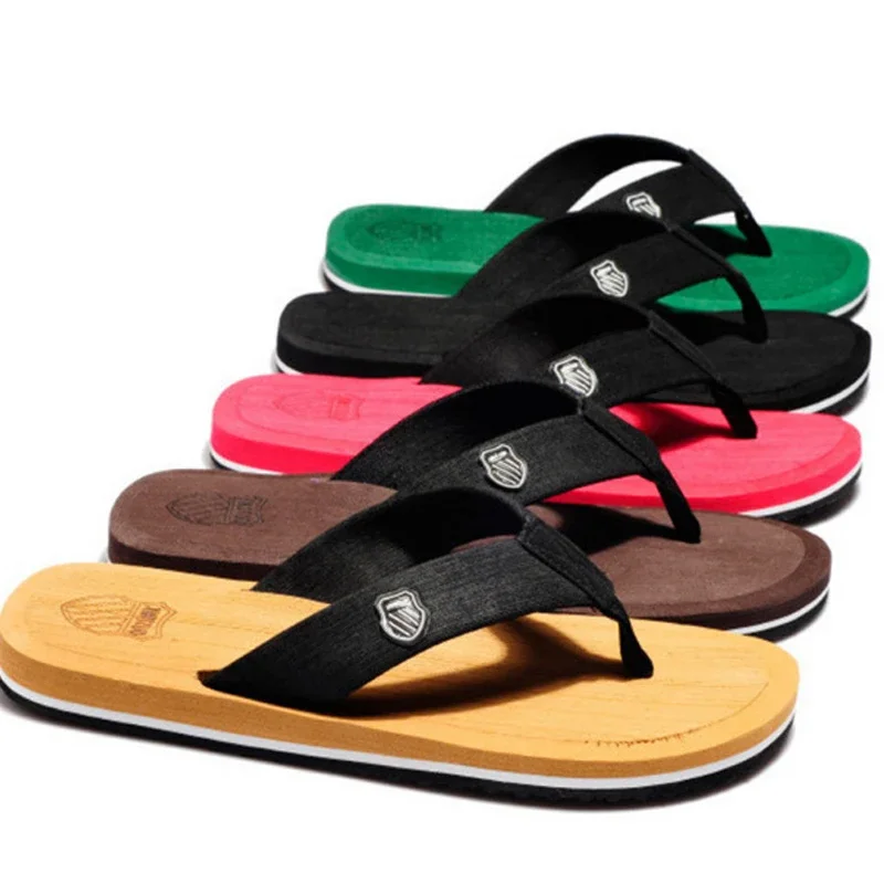 Top Trends: Summer Outdoor Flip Flops Casual Beach Sandals Non-slip Flat Shoes Outdoor Slippers Home Bathing Shoes For Men Outdoor Slides Shoppable Styles