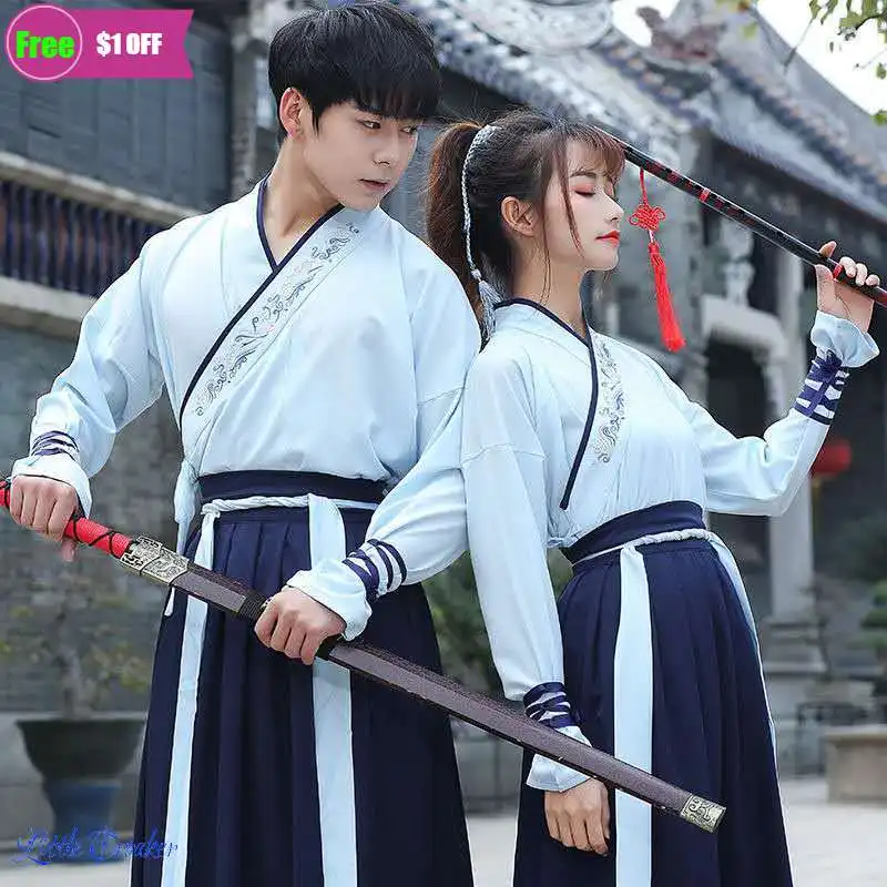 Top Trends: Traditional Chinese Clothing Women Chaqueta Tang Hanfu Tang Suit Tops Skirt Cosplay Costume Couple Dress For Men And Women Shoppable Styles