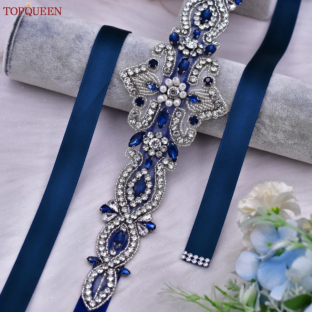 Top Trends: TOPQUEEN Formal Occasion Woman Belt Diamond Handmade Belt For Bridal Wedding Accessories Dress Waist Decoration S245-ML Shoppable Styles