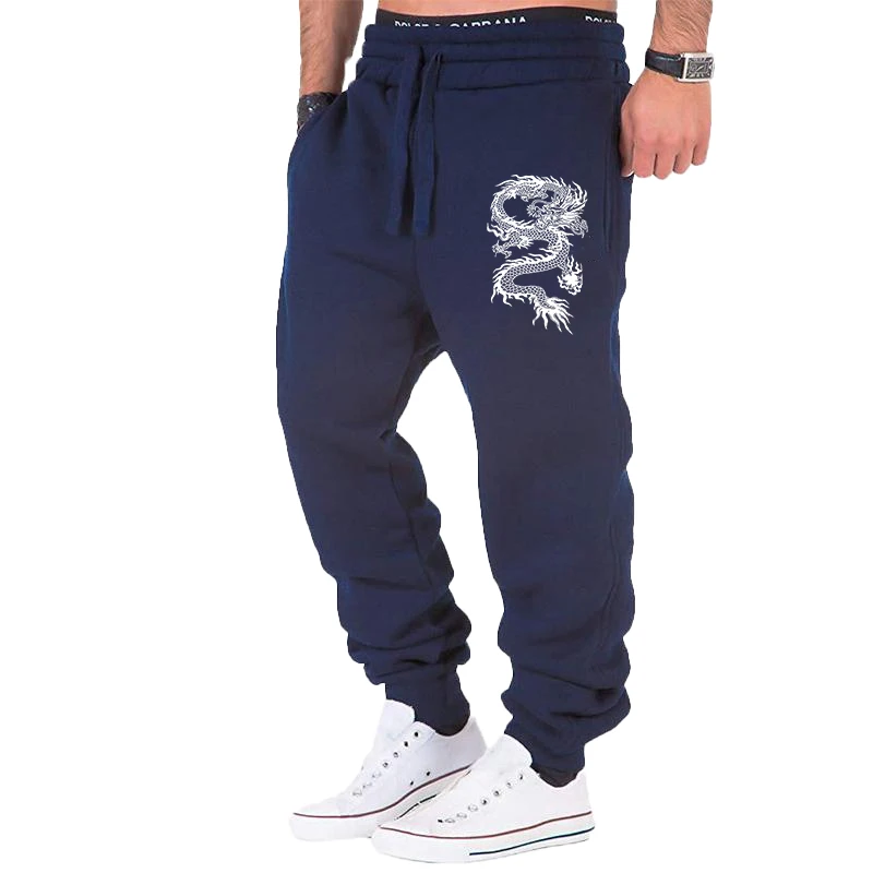 Top Trends: Fashion Casual Dragon Printed Jogger Pants Men Fitness Gyms Pants Tight Outdoor Sweatpants Running Pants Mens Trousers S-4XL Shoppable Styles - Image 3