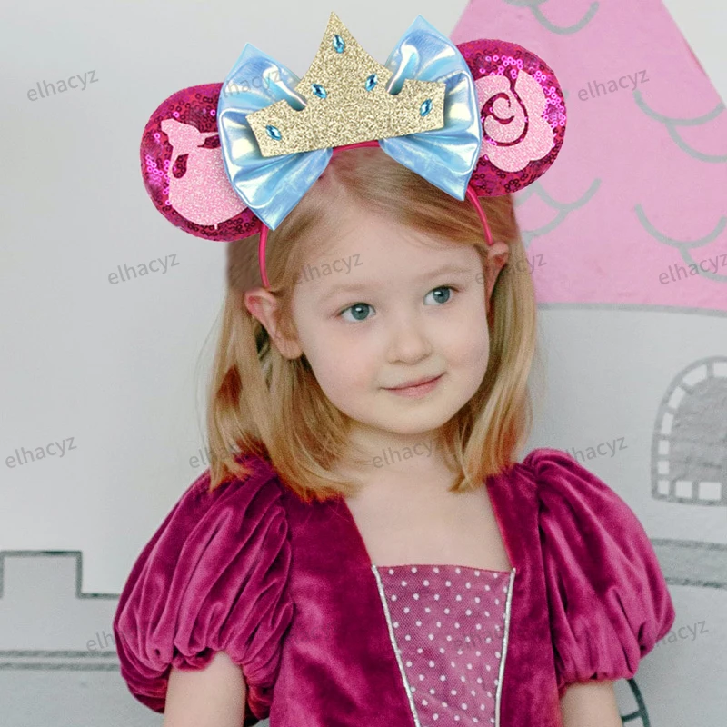 Top Trends: Popular Sequins Mouse Ears Bow Headband For Children Glitter Hairband Kids Hair Accessories Chic Girls Women Party Decoration Shoppable Styles - Image 3