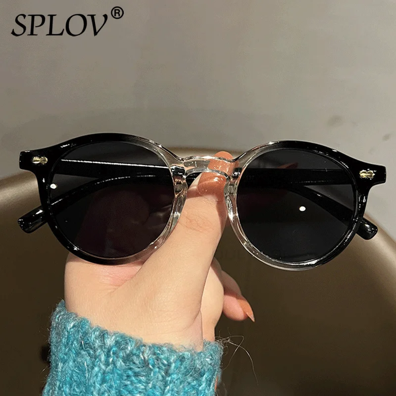 Top Trends: Trendy Round Sunglasses Women Men Luxury Brand Small Vintage Ladies Sun Glasses Yellow Black Driving Shades UV400 Eyewear Shoppable Styles