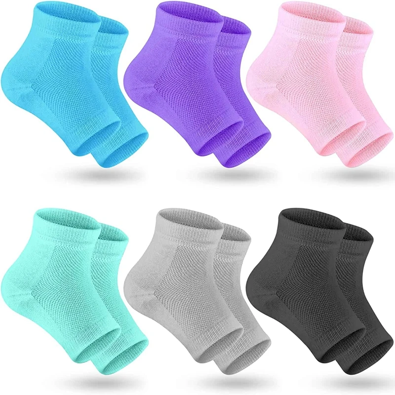 Top Trends: Heel Socks Feet Skin Care Colorful Silicone Moisturizing Gel Cracked Dry Heel Repair Protectors Plantar Fasciitis Inserts Pads Shoppable Styles