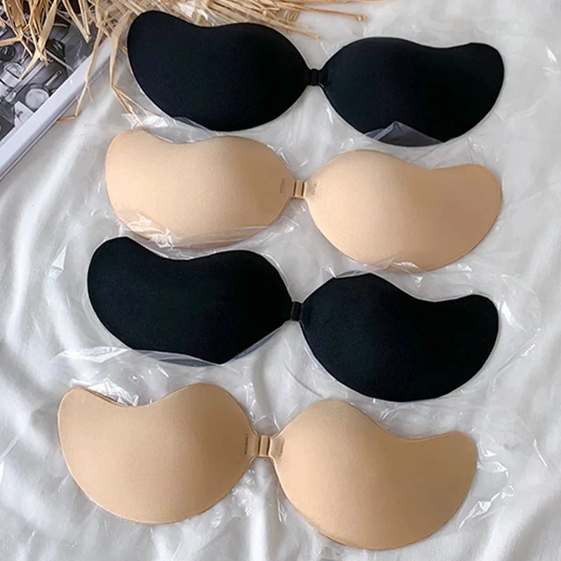 Top Trends: Strapless Silicone Chest Stickers Lift Up Nude Bra Women Reusable Push Up Adhesive Pasty Bras Nipple Cover Lingerie Padding Shoppable Styles - Image 5