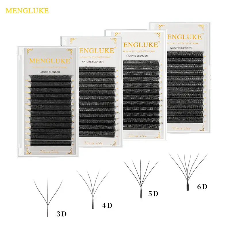 Top Trends: W Shaped Bloom 2D 3D 4D 5D 6D Automatic Flowering Premade Eyelashes Extensions Natural Soft Yy Individual Lashes Shoppable Styles