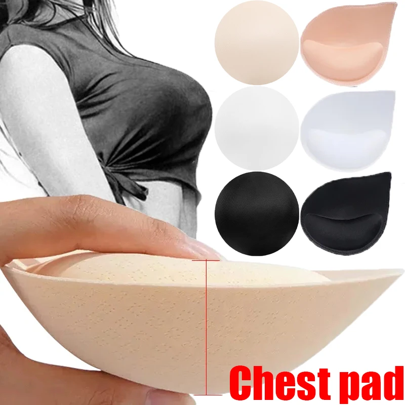 Top Trends: Thickened Drop-shaped Push Up Bra Pads Women 3D Insert Chest Pad Underwear Accessories Female Lining Swimsuit Sponge Padded Shoppable Styles