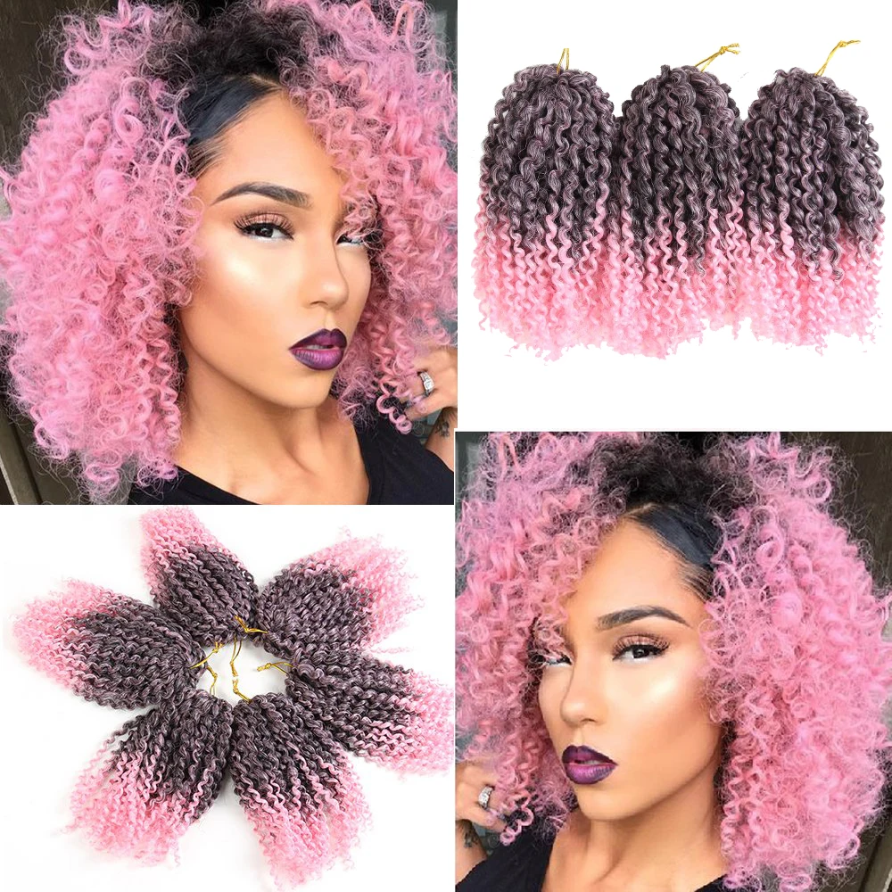 Top Trends: Dansama Synthetic Afro Kinky Curly Bob Marley Braid Hair Passion Twist Marlybob Crochet Braiding Hair Extension For Women Shoppable Styles