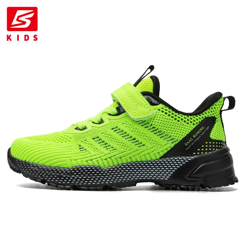 Top Trends: Baasploa Children Running Shoes Fashion Lightweight Boys Sport Sneakers Breathable Mesh Tenis School Shoes For Boys Kids Sneaker Shoppable Styles