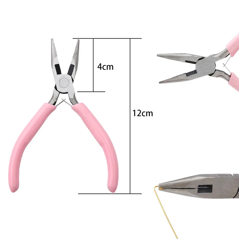 Top Trends: 1PCS Mini Pliers Diagonal Pliers Round Bent Needle Nose Cutter Handcraft Beading Insulated Plier For Jewelry Making Hand Tool Shoppable Styles - Image 6