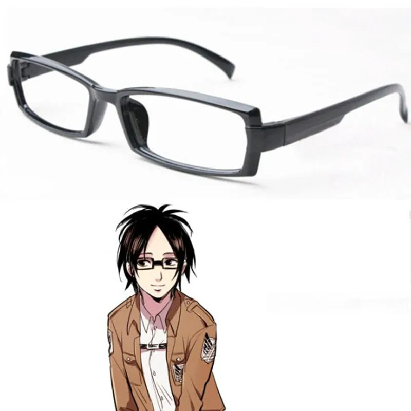 Top Trends: Anime Attack On Titan Hans Zoe Glasses Hanji Zoe Cosplay Glasses Eyewear Cosplay Accessories Shoppable Styles