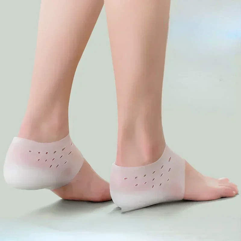 Top Trends: Invisible Height Increase Silicone Socks Gel Heel Pads Orthopedic Arch Support Heel Cushion Soles Insole Foot Massage Unisex Pad Shoppable Styles