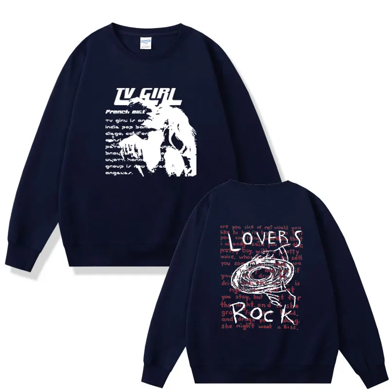 Top Trends: Tv Girl Lovers Rock Song Double Sided Print Sweatshirt French Exit Album Poster Merch Pullover Men Women Crewneck Sweatshirts Shoppable Styles - Image 2