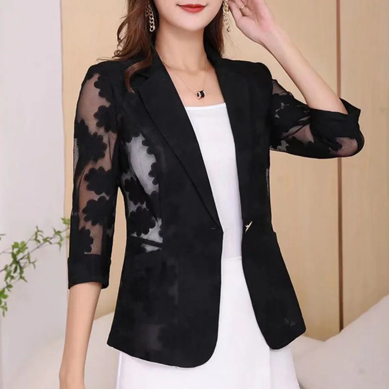 Top Trends: Elegant Solid Color Button Spliced All-match Shirt Women Clothing 2023 Summer New Oversized Casual Tops Loose Office Lady Blouse Shoppable Styles - Image 2