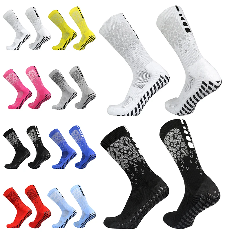 Top Trends: 2023 New Men Women Football Socks Honeycomb Graphics Breathable Sports Arrow Silicone Anti Slip Grip Soccer Socks Shoppable Styles