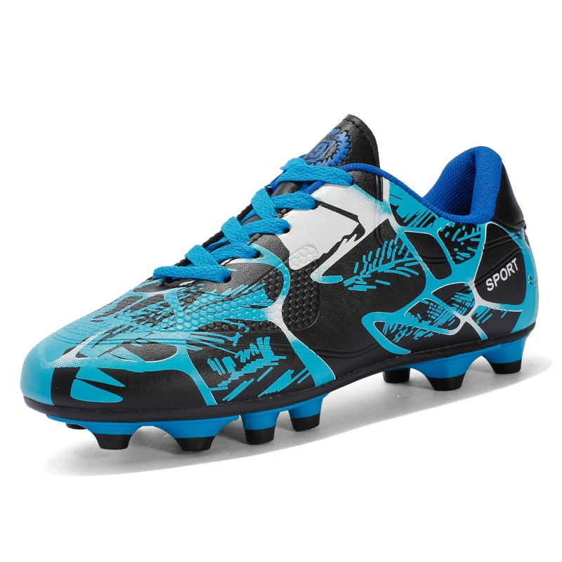 Top Trends: Kids Soccer Shoes FG / TF Football Boots Professional Cleats Grass Training Sport Footwear Boys Outdoor Futsal Soocer Boots 31-43 Shoppable Styles