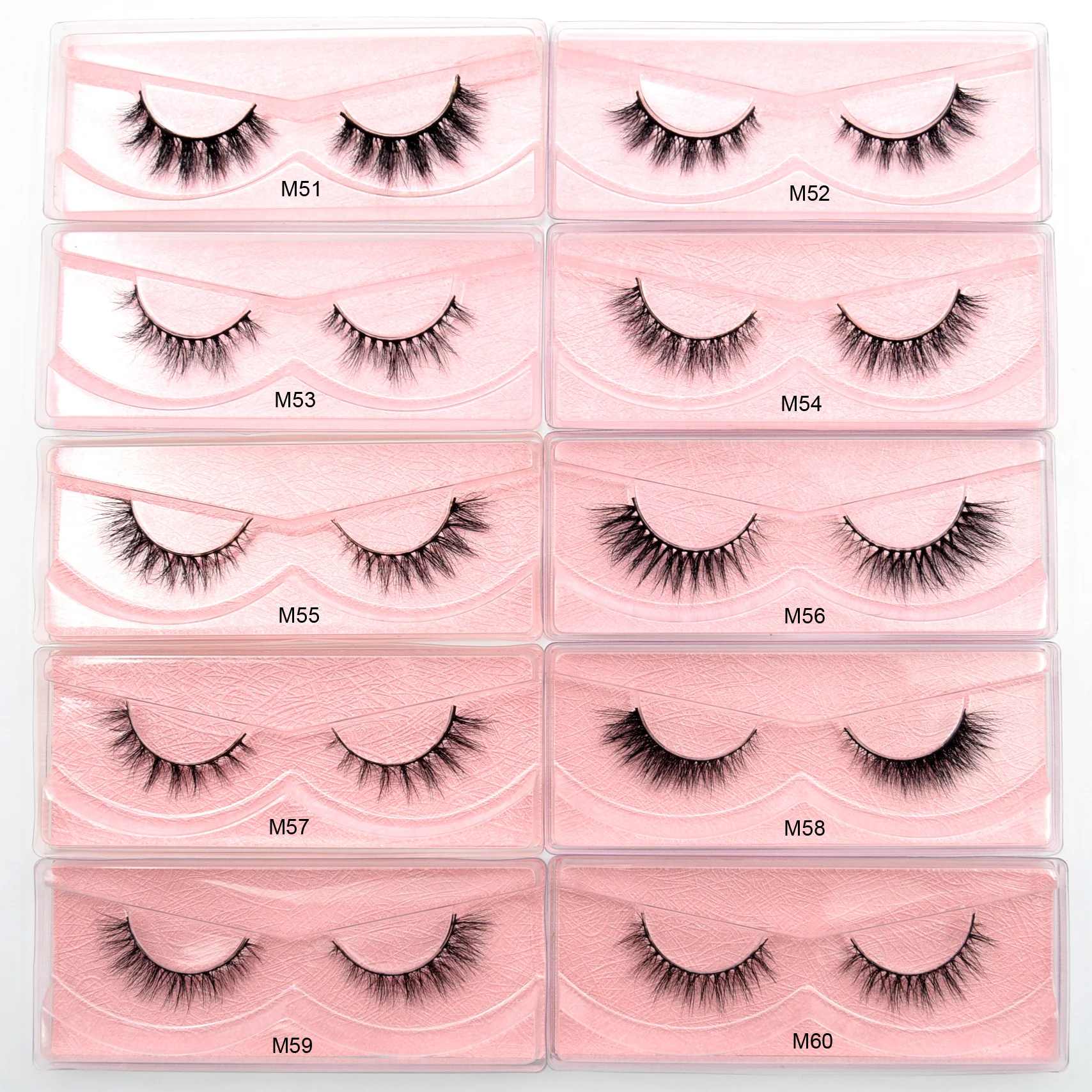 Top Trends: Visofree Half Lashes Natural False Eyelashes Fake Lashes Wispy Long Makeup 3D Mink Lashes Eyelash Extension Mink Eyelashes Shoppable Styles - Image 2