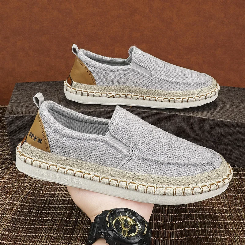 Top Trends: Men Espadrille Shoes Summer Men Canvas Shoes Breathable Men's Casual Shoes Slip On Sneaker Graffiti Espadrilles Footwear Flats Shoppable Styles - Image 3