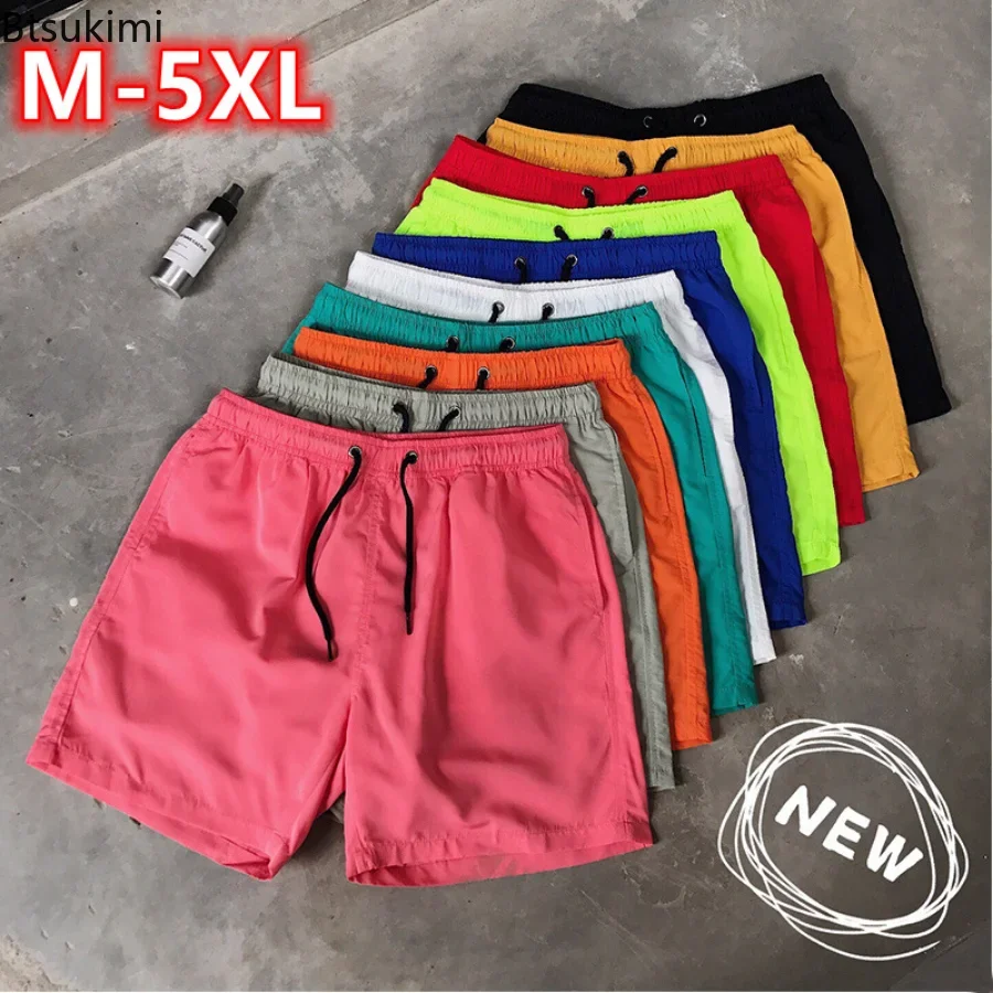 Top Trends: 2024 Summer Men's Swimwear Swim Shorts Trunks Beach Board Shorts Swimming Pants Mens Running Sports Surffing Shorts Male M-5XL Shoppable Styles