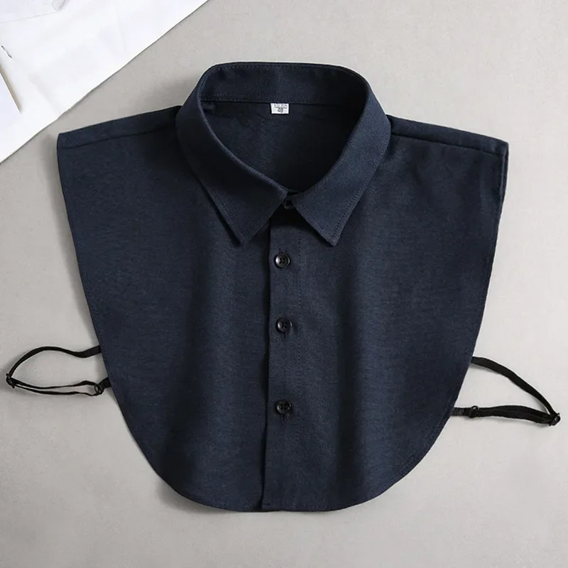 Top Trends: Oxford Textile Cotton Fake Collar For Men Unisex Versatile Spring Summer Fashion Business Collar Inside Office Work Fake Shirt Shoppable Styles - Image 3