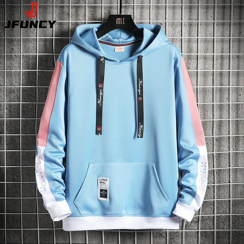 Top Trends: JFUNCY Korean Fashion Hooded Sweatshirts Men's Hoodies Oversized Autumn Winter Man Clothes Long Sleeve Streetwear Male Pullover Shoppable Styles