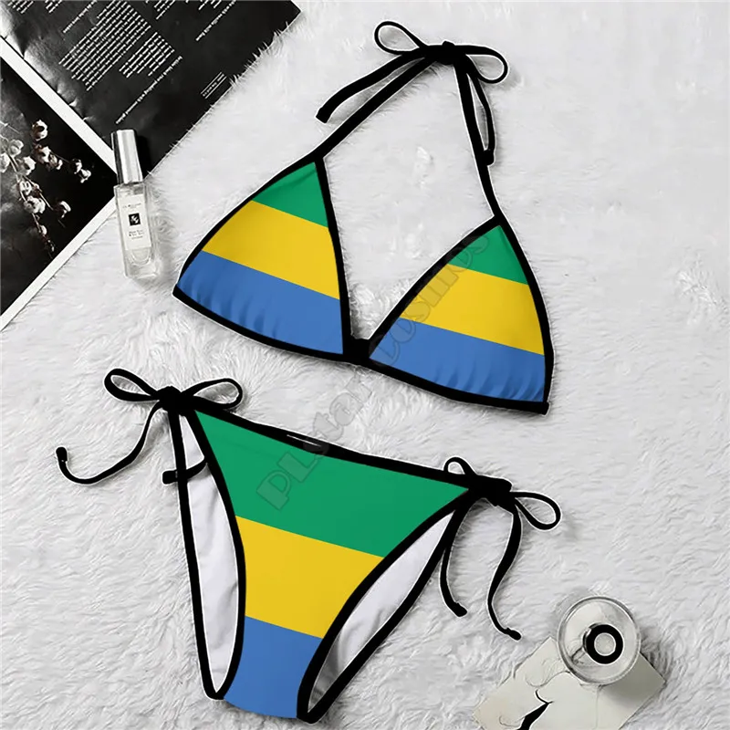 Top Trends: PLstar Cosmos Bikini Ghana 2 Piece Bikini 3D All Over Printed Summer Women Bikini Women's Swimwear Sexy Swimsuit Bikini Sets Shoppable Styles - Image 2