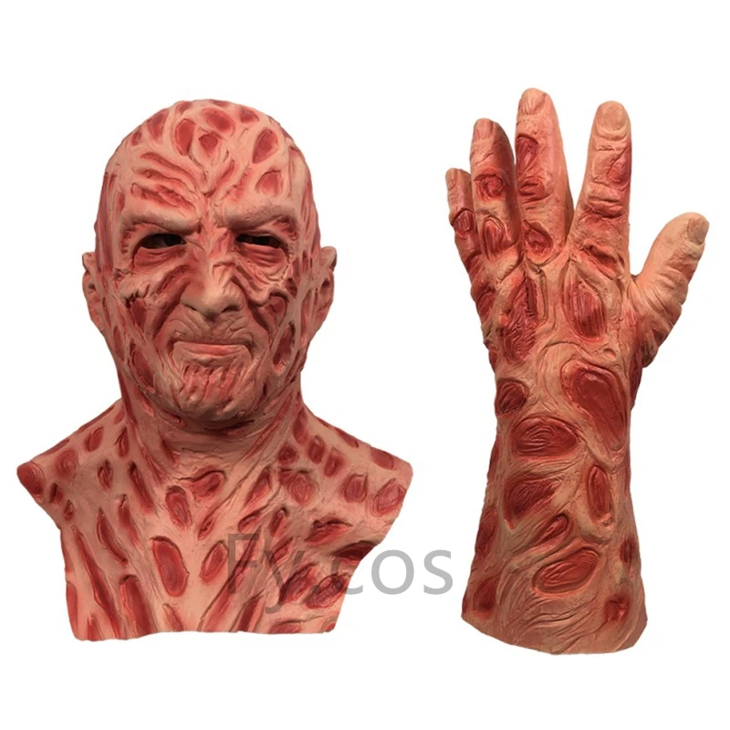 Top Trends: Freddy Latex Mask Halloween Carnival Cosplay Costume Horror Full Face Mascara Demon Head Rave Ghostface Prop Disguise Man Shoppable Styles