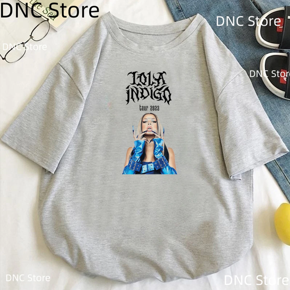 Top Trends: New Women Tshirt Lola Indigo Merch Tshirt Music-Lover 90s Tshirt Summer T Shirt Femme Fashion Harajuku Y2k Shirt Top Streetwear Shoppable Styles