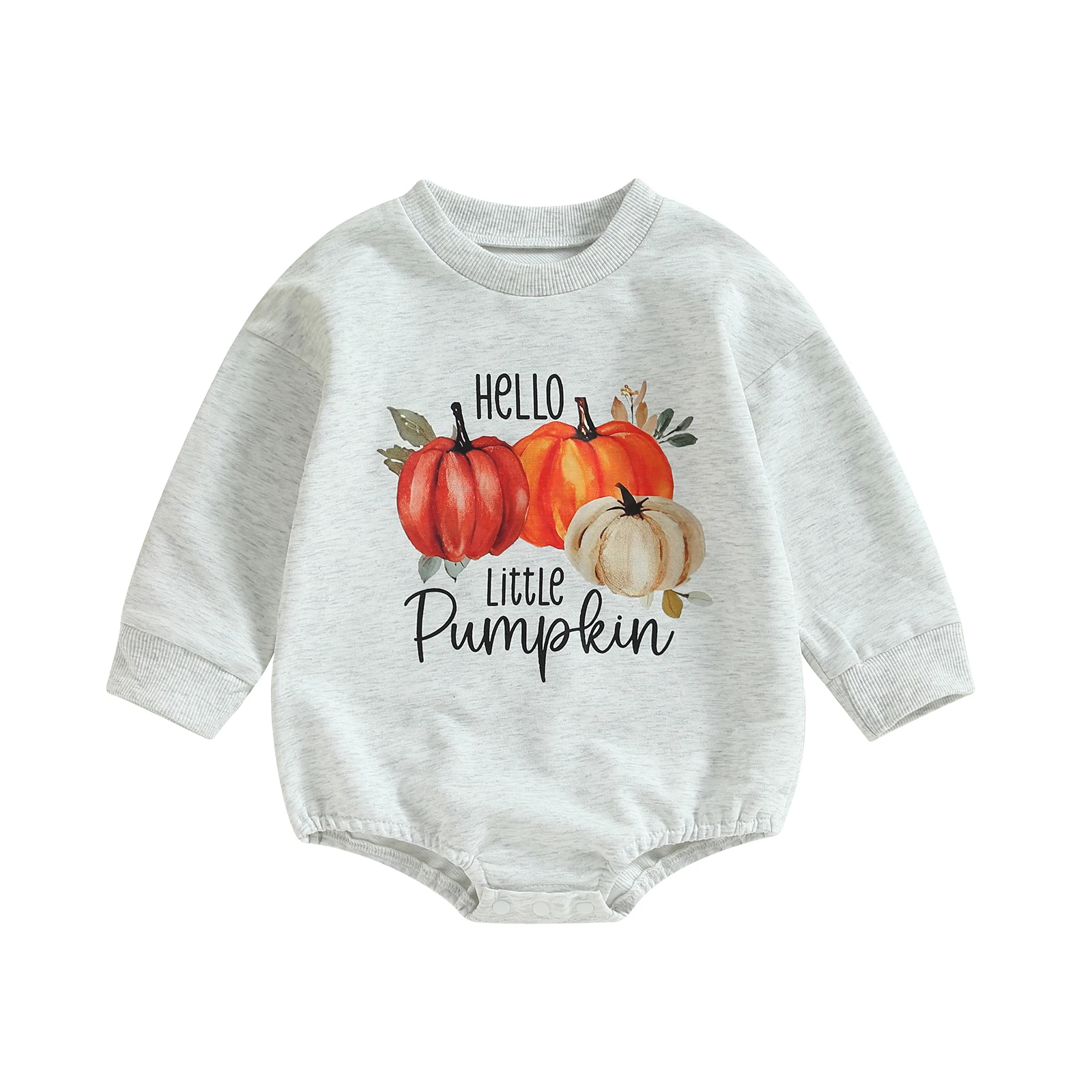 Top Trends: BeQeuewll Baby Fall Spring Sweatshirt Rompers Pumpkin Letter Print Long Sleeve Jumpsuit For Newborn Infant Halloween Clothes Shoppable Styles