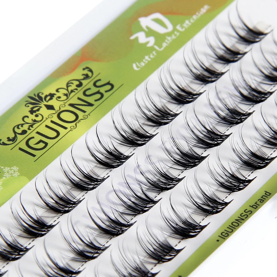 Top Trends: IGUIONSS Lash Clusters DIY Eyelash Extensions 36 Clusters Lashes 10-15mm 3 Styles C D Dd Curl Individual Lashes Shoppable Styles