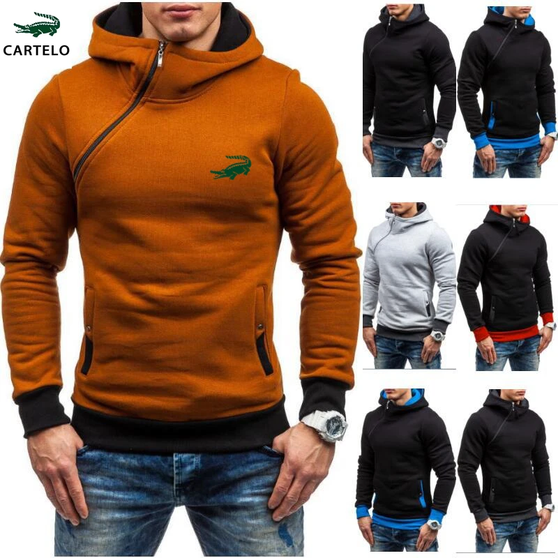 Top Trends: Brand Mens Sports Casual Zipper Hoodies Sweatshirts Solid Drawstring Hoodies Jacket Male Autumn Winter Hooded Coat Tops Shoppable Styles