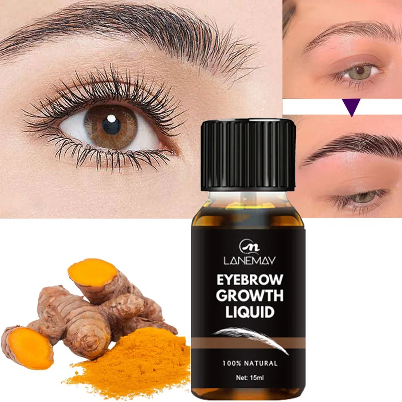 Top Trends: Ginger Eyebrows Growth Serum Eyebrows Eyelashes Lift Enhancer Products Longer Thicker Fuller Fast Regrowth Hair Essential Oils Shoppable Styles