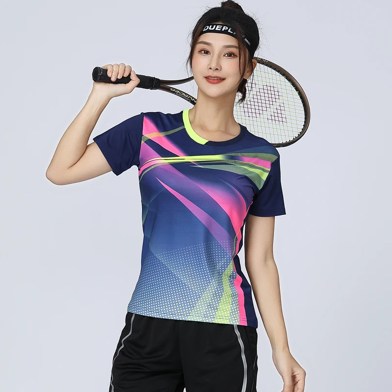 Top Trends: Women Badminton T-shirts Quick Dry Table Tennis Jerseys Mesh Breathable Training Sports Tees Polyester Tennis Short Sleeve Shoppable Styles