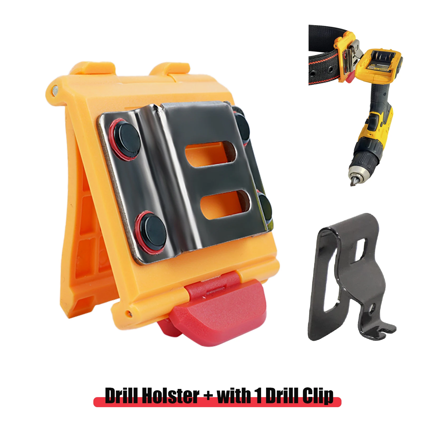 Top Trends: MELOTOUGH Tape Measure Holder , Drill Holster Belt Clip, Drill Holster With Tool Belt Hook, Suitable For Tape Measurer, Drill Shoppable Styles