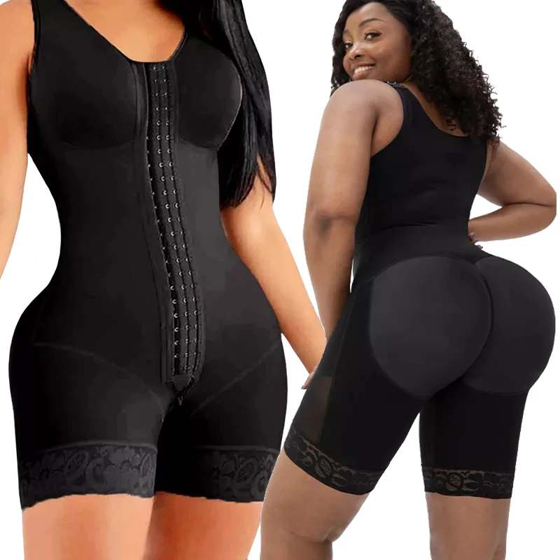 Top Trends: Full Body Shapewear Compression Girdle Fajas Colombian Corrective Underwear Tummy Control Shaper Butt Lift Slim Corset Bodysuits Shoppable Styles