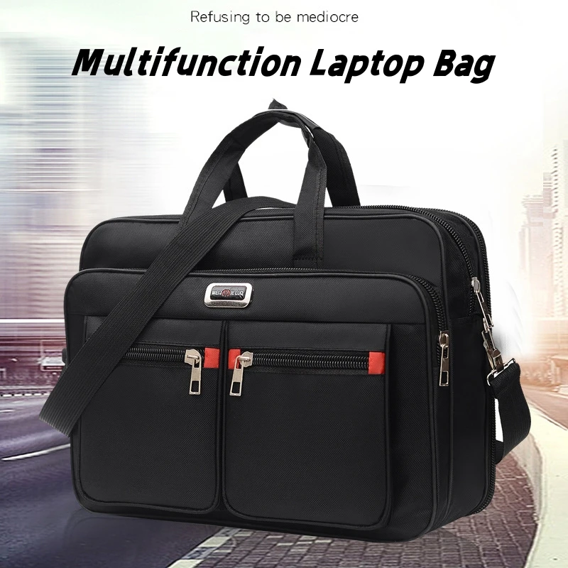 Top Trends: Large Capacity Men&#039;s Briefcase Multifunction Laptop Bag Office Male Shoulder Messenger Bag Business Handbag Shoppable Styles