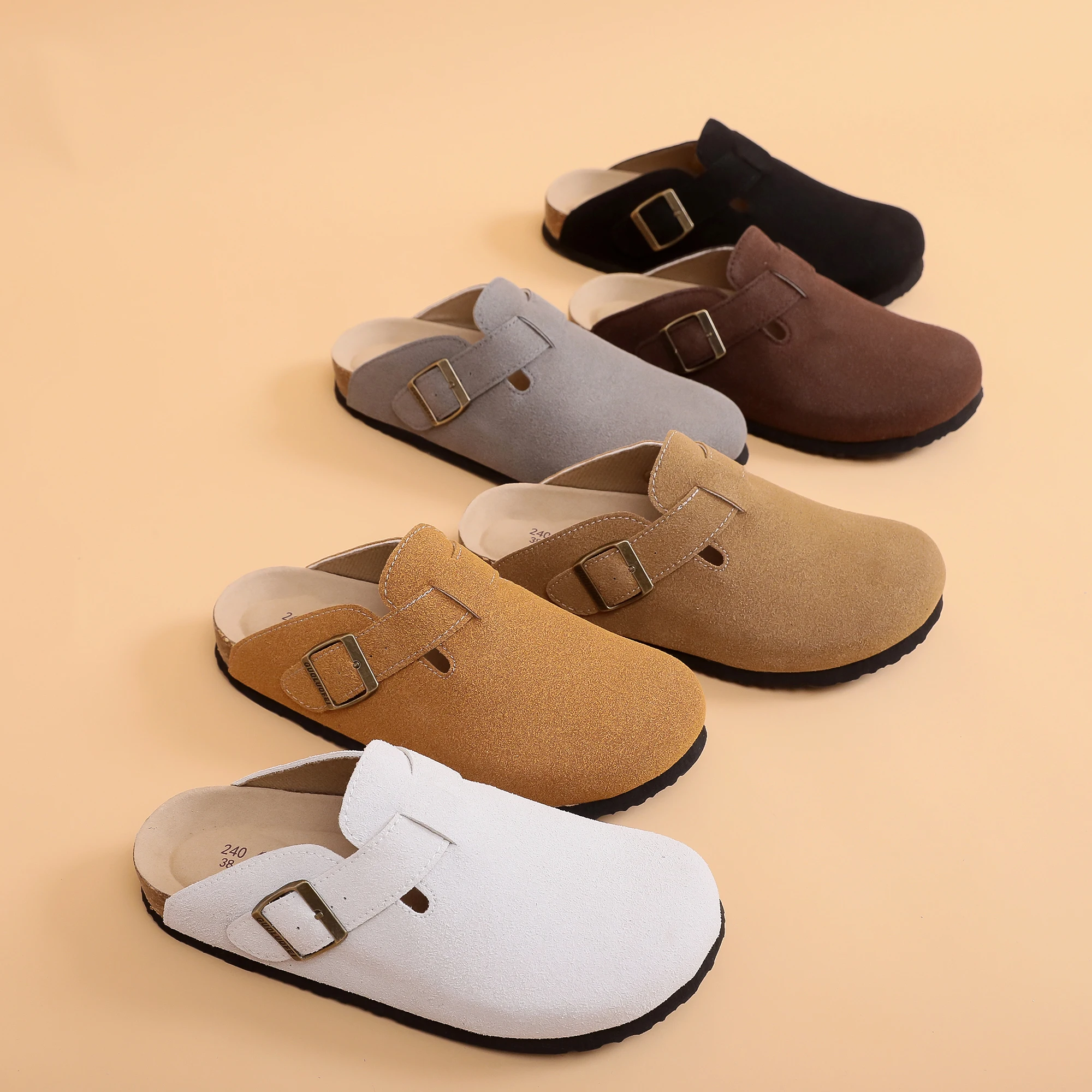 Top Trends: Shoes 2023 New Camel Classic Closed Toe Mule Slippers Flock Fashion Brown Cork Sandals Man Women Unisex Shoppable Styles