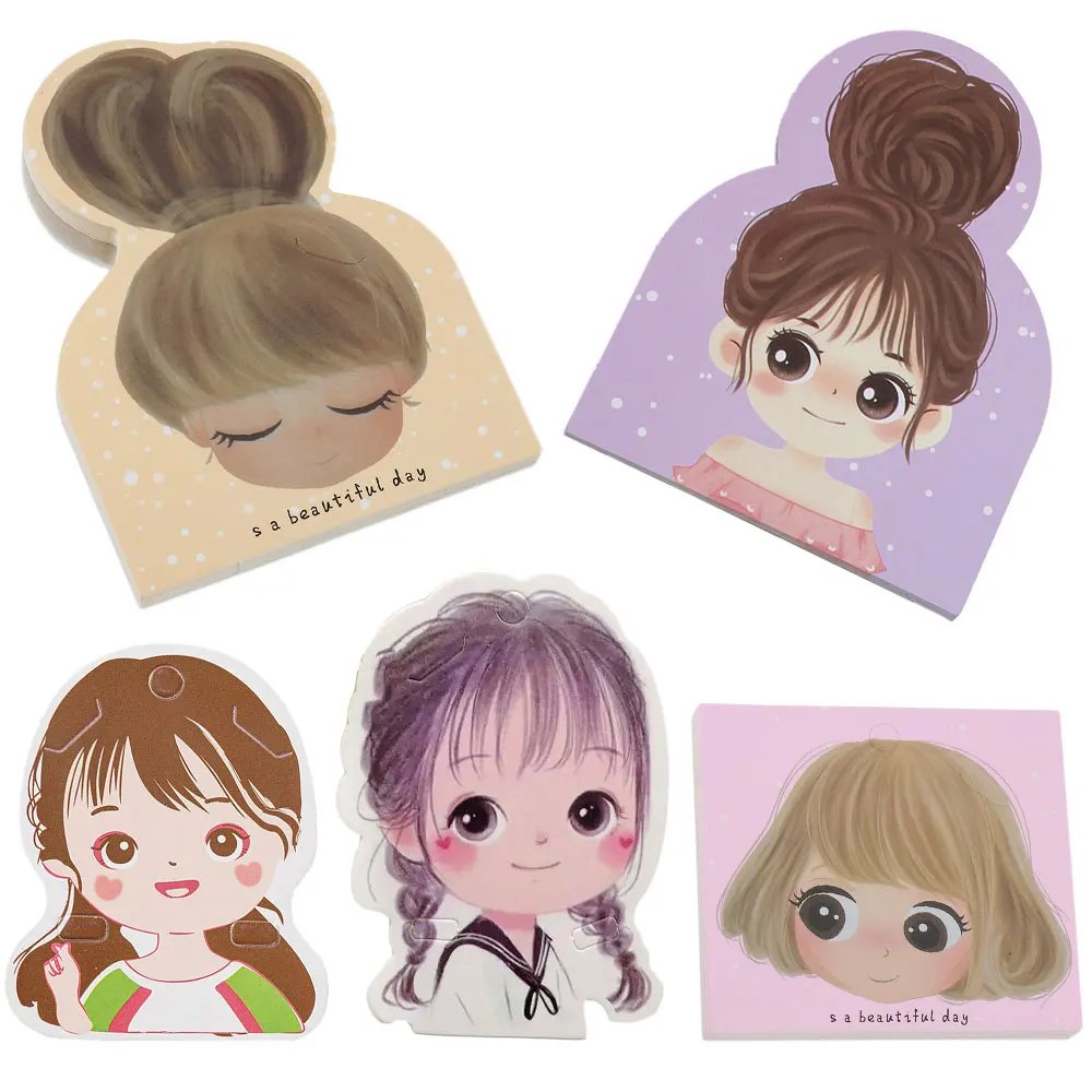 Top Trends: 50pcs / lot Barrettes Packing Paper Card Cute Small Girls Display Cards For DIY Headwear Hairpins Hairclips Retail Tags Holder Shoppable Styles