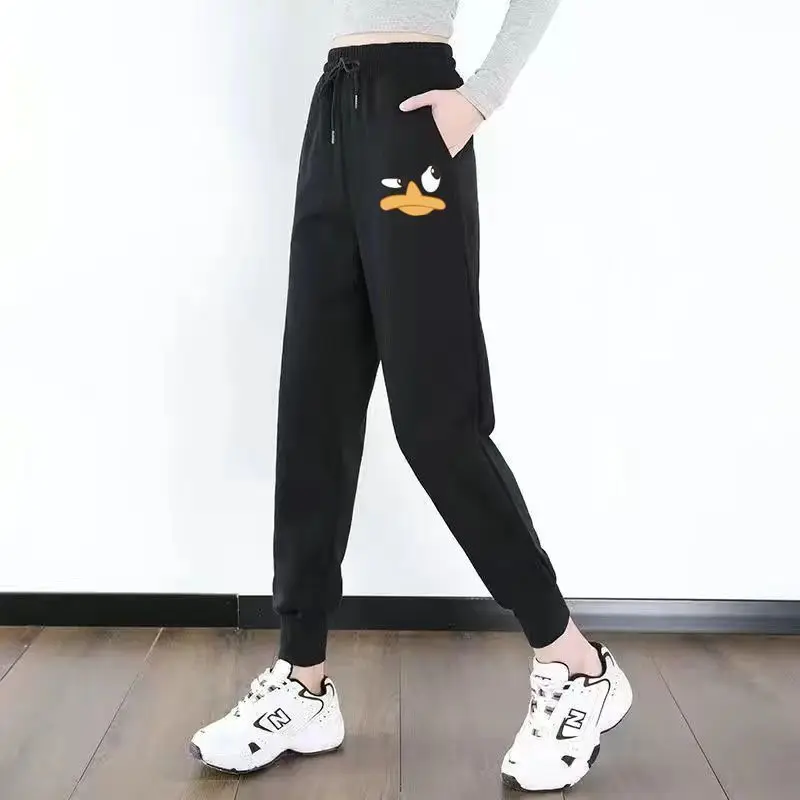 Top Trends: Kawaii Cartoon Women Casual Sweatpants Koreon Fashion Spring Autumn Big Size Drawstring Elastic High Waist Loose Harem Trousers Shoppable Styles