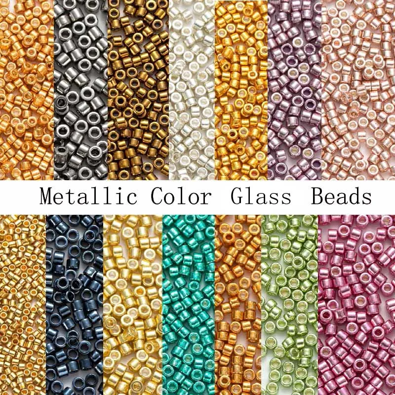 Top Trends: MKU Glass Beadss 1200Pcs Metallic Colours 2MM Glass Beads For DIY Handmade Jewelry Craft Making Shoppable Styles