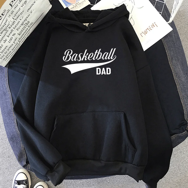 Top Trends: Basketball Dad Graphic Print Hoodies Autumn Winter Y2K Fashion Men Women Pullover Sweatshirt Individual Hip Hop Streetwear Tops Shoppable Styles