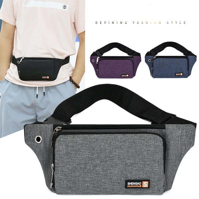 Top Trends: Waist Bags Oxford Leisure Color Shoulder Crossbody Chest Bags Handbags All-match Messenger Belt Bags Fanny Pack Pouch Bum Bags Shoppable Styles