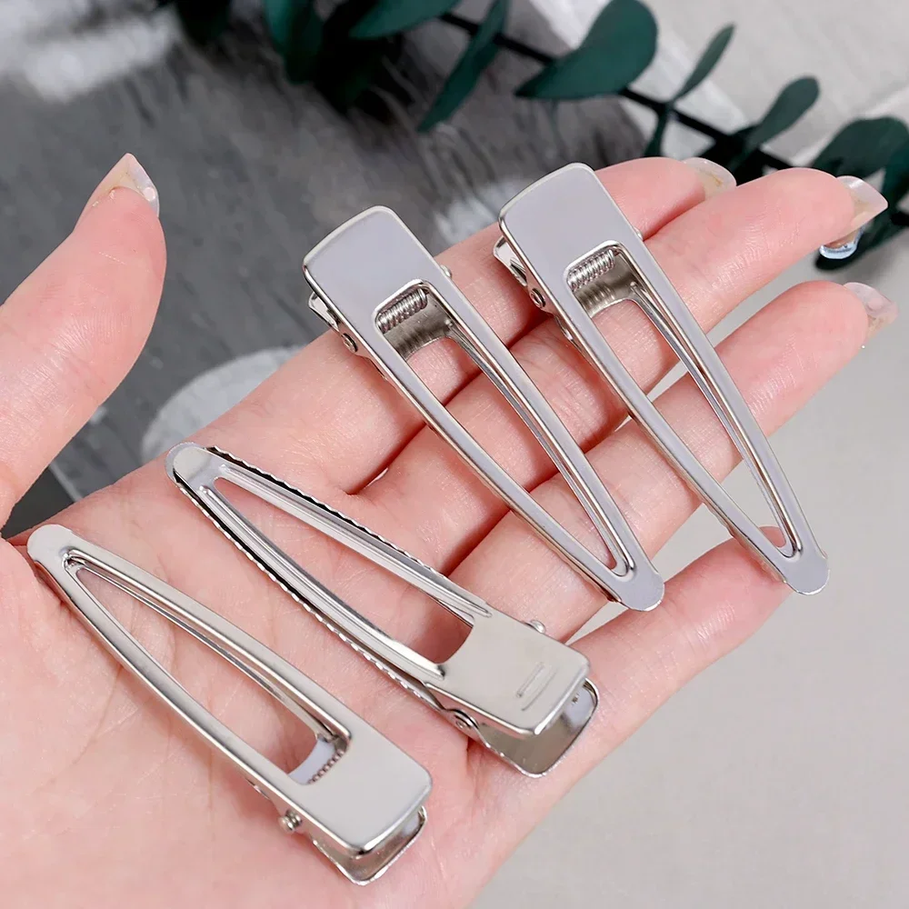 Top Trends: NEW Y2K Simple Silver Duckbill Clamp Hair Clips Girls Hairpins BB Clips Barrettes Headbands For Women Hairgrips Hair Tool Shoppable Styles - Image 4