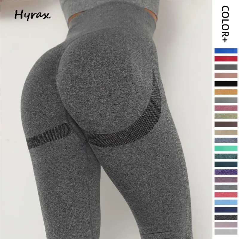 Top Trends: HYRAX Sport Pants Slim Fit Quick-Drying High Waist Fitness Yoga Push-up Summer Spring Different Colors Colorful Shoppable Styles - Image 3