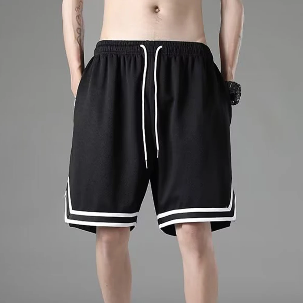 Top Trends: Popular Short Pants Mens Basketball Gym Shorts Casual Workout Loose Shorts Male Comfortable Drawstring Running Beachwear Short Shoppable Styles