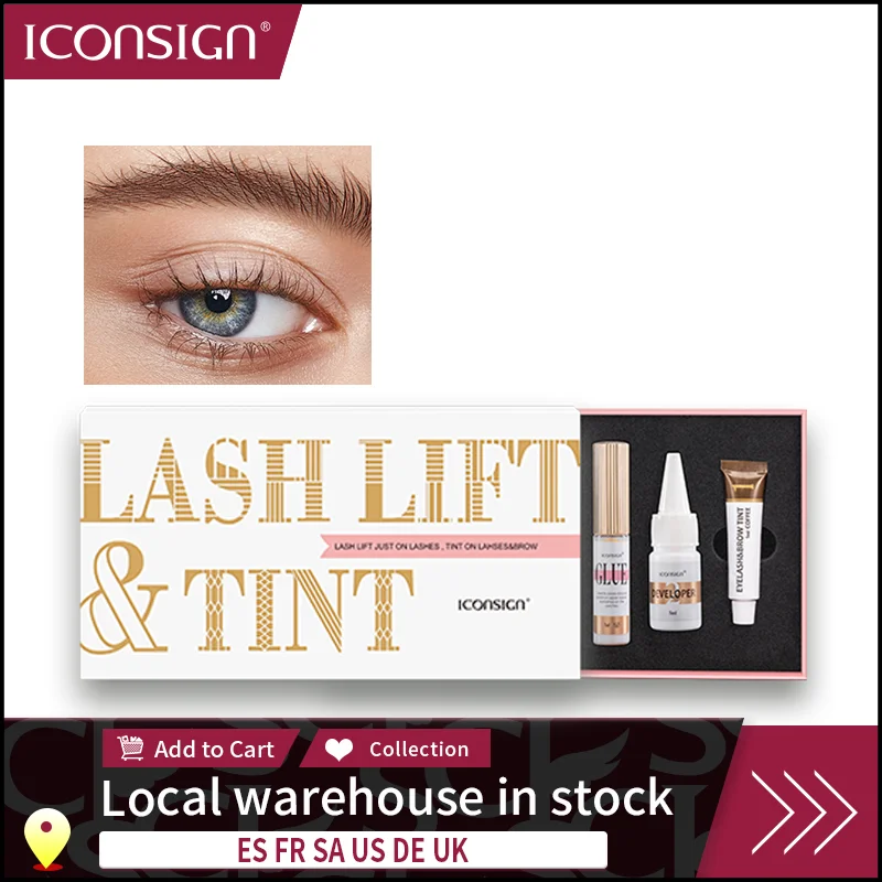 Top Trends: ICONSIGN Lash Lift And Tint Kit Professional Eyelash Lifting Calia Perming Lashes Tint Brow Dye Eyes Makeup Tools Dropshipping Shoppable Styles