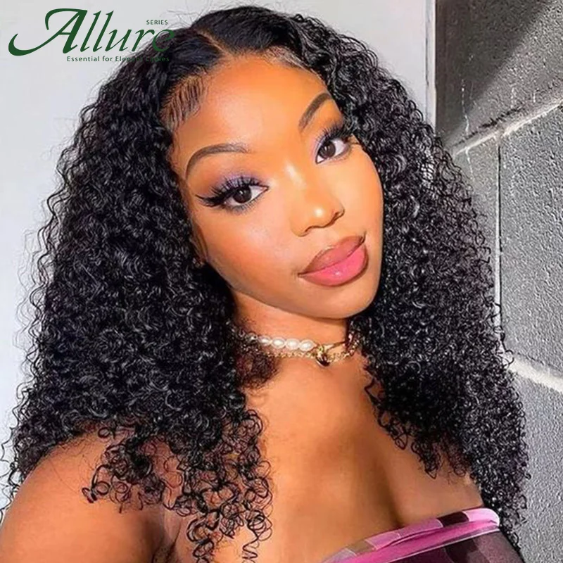 Top Trends: Deep Curly Lace Front Wig Human Hair Wigs For Black Women Curly Brazilian Hair Wigs Glueless Deep Wave Part Lace Wig Allure Shoppable Styles