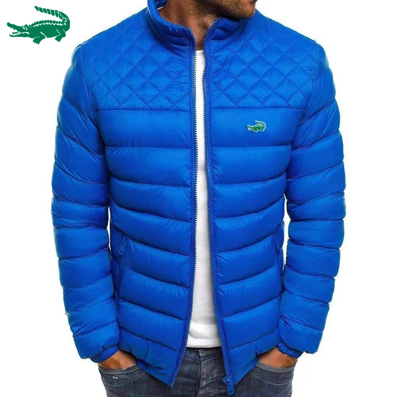 Top Trends: 2023 Autumn Winter Embroidery Men Zipper Cotton Jacket Tops Warm Comfortable Man Jackets Tops Comfortable Down Jacket Shoppable Styles