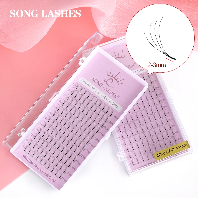 Top Trends: SONG LASHES Long Root Lashes Extensions Premade Volume Fans 2d / 3d / 4d / 5d Faux Eye Lash Russian Volume Eyelash Extension Shoppable Styles