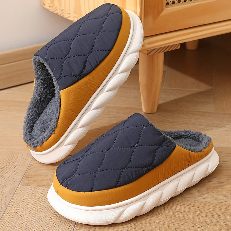 Top Trends: Bebealy Men Shoes Fur Women Slippers Winter House Shoes For Women Indoor Plush Warm Women Shoes 2024 Casual Home Shoes For Men Shoppable Styles