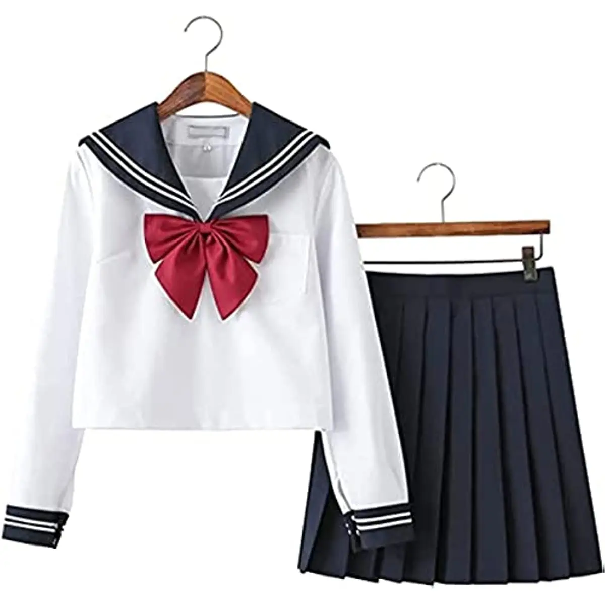 Top Trends: Brand New Japanese Basic Orthodox Sailor Uniform Girl Sweet JK Uniform College Style Suit Shoppable Styles